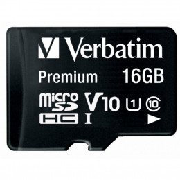 Карта памяти Verbatim 16GB microSDHC class 10 (MDAVR-10/G) фото 2
