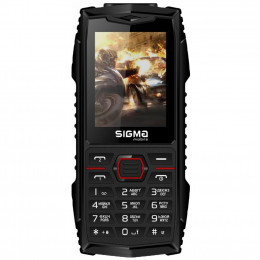 Мобильный телефон Sigma X-treme AZ68 Black Red (4827798374924) фото 1