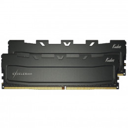 Модуль памяти для компьютера DDR4 16GB (2x8GB) 3200 MHz Kudos Black eXceleram (EKBLACK4163216AD) фото 1