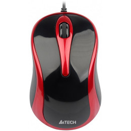 Мышка A4tech A4-N-400-2 Black/Red фото 1