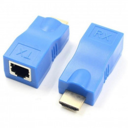 Переходник HDMI к кабелю RJ45 (Patch Cord) 30m Extradigital (KBH1754) фото 1
