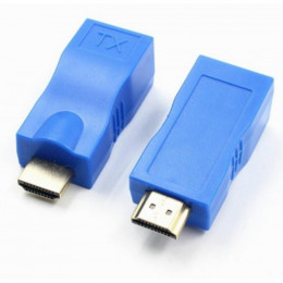Переходник HDMI к кабелю RJ45 (Patch Cord) 30m Extradigital (KBH1754) фото 2