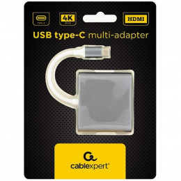 Переходник USB Type-C to HDMI Cablexpert (A-CM-HDMIF-02-SG) фото 2