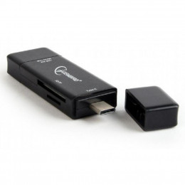 Считыватель флеш-карт Gembird USB/micro USB SD/TF (UHB-CR3IN1-01) фото 2