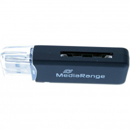 Считыватель флеш-карт Mediarange USB 2.0 black (MRCS506) фото 1