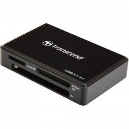 Считыватель флеш-карт Transcend USB 3.1 Black (TS-RDF8K2) фото 1