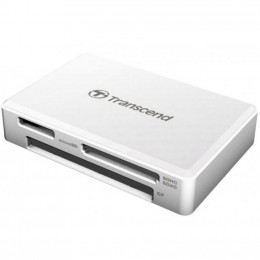 Считыватель флеш-карт Transcend USB 3.1 White (TS-RDF8W2) фото 1