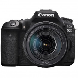 Цифровой фотоаппарат Canon EOS 90D 18-135 IS nano USM (3616C029) фото 2