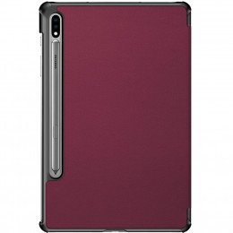 Чехол для планшета BeCover Smart Case Samsung Galaxy Tab S7 Red Wine (705224) фото 2