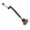 Разъем питания ноутбука с кабелем Lenovo PJ974 (bevel USB), 5-pin, 11 см (A49108)