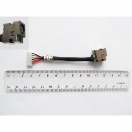Разъем питания ноутбука с кабелем для HP PJ156 (7.4mm x 5.0mm + center pin), 6-pin, Универсальный (A фото 1