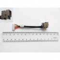Разъем питания ноутбука с кабелем для HP PJ156 (7.4mm x 5.0mm + center pin), 6-pin, Универсальный (A