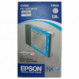 Картридж Epson St Pro 7800/7880/9800 cyan (C13T603200) фото 1