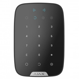 Клавиатура к охранной системе Ajax KeyPad Plus Black (KeyPad Plus/Black) фото 1
