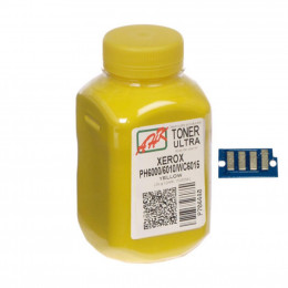 Тонер Xerox Phaser 6000/6010, 20г Yellow +chip AHK (1500258) фото 1