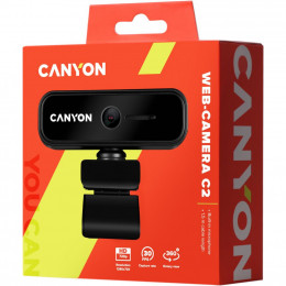 Веб-камера Canyon C2 720p HD Black (CNE-HWC2) фото 2