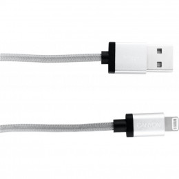 Дата кабель USB 2.0 AM to Lightning 1.0m MFI Dark gray Canyon (CNS-MFIC3DG) фото 2