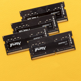 Модуль памяти для ноутбука SoDIMM DDR4 64GB (2x32GB) 3200 MHz Fury Impact HyperX (Kingston Fury) (KF фото 2