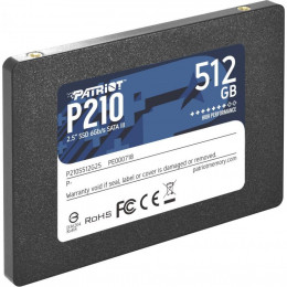 Накопитель SSD 2.5 512GB Patriot (P210S512G25) фото 2