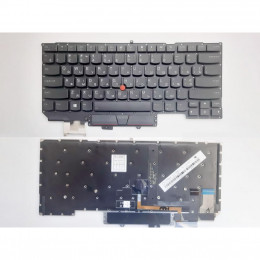 Клавиатура ноутбука Lenovo ThinkPad X1 Carbon Gen5 (2017) черная с ТП с подсв UA (A46124) фото 1