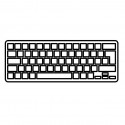 Клавиатура ноутбука ASUS G51/G53/K52/N50/X61/F50/W90 черная с серебристой рамкой RU (04GNWU1KRU00-3/