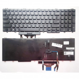 Клавиатура ноутбука Dell Latitude 5500/5501,Precision 3501/3540/3541 черн ТП подсв UA (A46189) фото 1