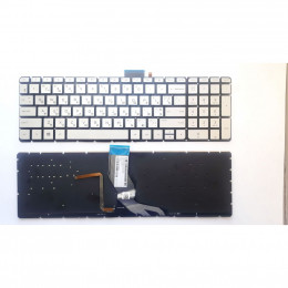 Клавиатура ноутбука HP Pavilion 15-AB/15Z-AB/15-AK/15-BC/17-AB/Omen 15-AX серебр с (A46191) фото 1