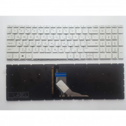 Клавиатура ноутбука HP Pavilion SleekBook 15-DA 250 G7, 255 G7 Series белая с подсв (A46146) фото 1