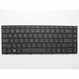 Клавиатура ноутбука HP ProBook 430/440/445 G5 черная с черной (A46088) фото 1