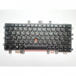 Клавиатура ноутбука Lenovo ThinkPad X1 Helix2 черн с черн с подсв ТП UA (A46202) фото 1