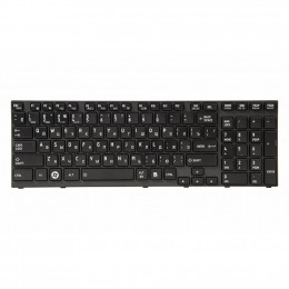 Клавиатура ноутбука PowerPlant TOSHIBA Satellite A660, A665 черный, черный фрейм (KB311194) фото 1