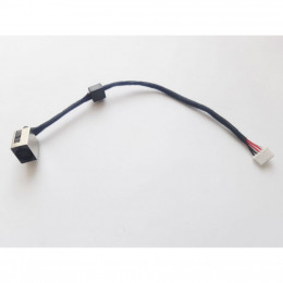 Разъем питания ноутбука с кабелем Dell PJ801 (7.4x5.0mm+center pin) 5-pin 15 см (A49124) фото 1