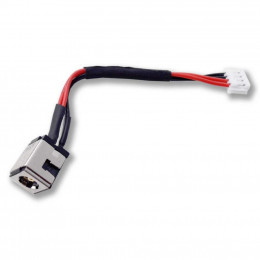 Разъем питания ноутбука с кабелем для Asus PJ246 (5.5mm x 2.5mm), 4-pin, 7 см Универсальный (A49041) фото 1