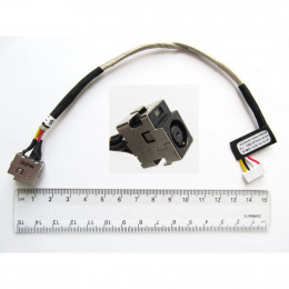 Разъем питания ноутбука с кабелем для HP PJ064 (7.4mm x 5.0mm + center pin), 5(4)-pi Универсальный ( фото 1
