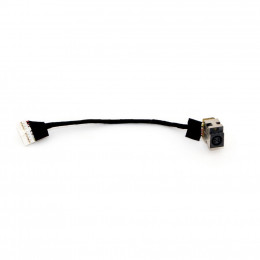 Разъем питания ноутбука с кабелем для HP PJ201 (7.4mm x 5.0mm + center pin), 8(7)-pi Универсальный ( фото 1