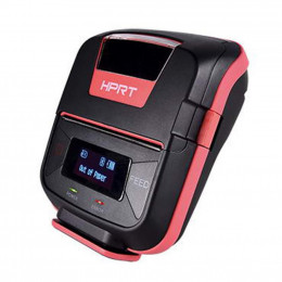 Принтер чеков HPRT HM-E300 мобільний, Bluetooth, USB, червоний+чорний (14656) фото 2