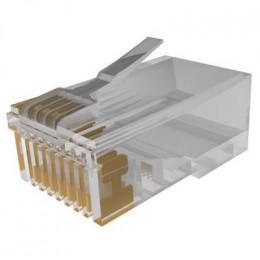 Коннектор Molex RJ45 cat.5e UTP, 1.27 мкм gold (02-558P) фото 1