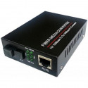 Медиаконвертер 10/100Base-TX to 100Base-F 1550нм, SM, SC/PC, 20 км FoxGate (EC-B-0,1-1SM-1550nm-20-L