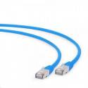 Патч-корд 0.5м S/FTP Cat 6A CU LSZH blue Cablexpert (PP6A-LSZHCU-B-0.5M)