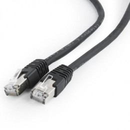 Патч-корд Cablexpert 0.5м FTP, Cat 6, черный (PP6-0.5M/BK) фото 1