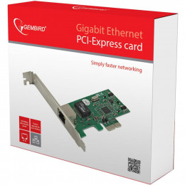 Сетевая карта 1000 Base-TX PCI-E Realtek Gembird (NIC-GX1) фото 2