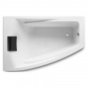 ROCA HALL ванна 150*100см угловая, левая версия, с интегр. подлокотниками, с подголовником и регулир