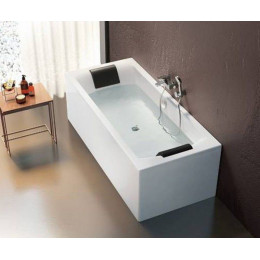ROCA HALL ванна 180*80см прямоугольная, для двоих, с ножками, с 2-мя подголовниками (A248163000) фото 2