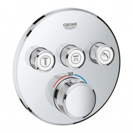 GROHE SMARTCONTROL термостат для душа/ванны с 3 кнопками, накладная панель (29121000) фото 1
