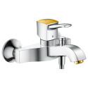 HANSGROHE METROPOL Classic смеситель для ванны однорычажный, хром/золото (31340090)