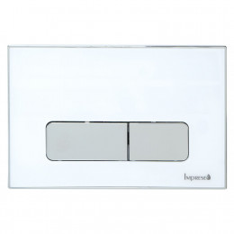 IMPRESE i7110, клавиша смыва, белый глянец, вставка из акрила (i7110AW) фото 1