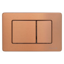 IMPRESE i7112, клавиша смыва, розовое золото глянец, нержавеющая сталь (i7112SR)