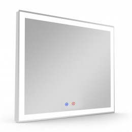 VOLLE Зеркало прямоугольное 80*60см, с подсветкой, диммером, подогревом зеркала (16-13-800) фото 2