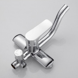 RJ VELUM система душевая (смеситель для ванны, верхний и ручной душ) (RSZ082-3) фото 2