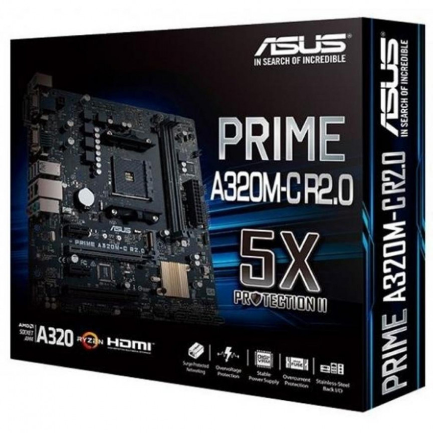 Плата asus prime a320m r. ASUS Prime a320m-r.